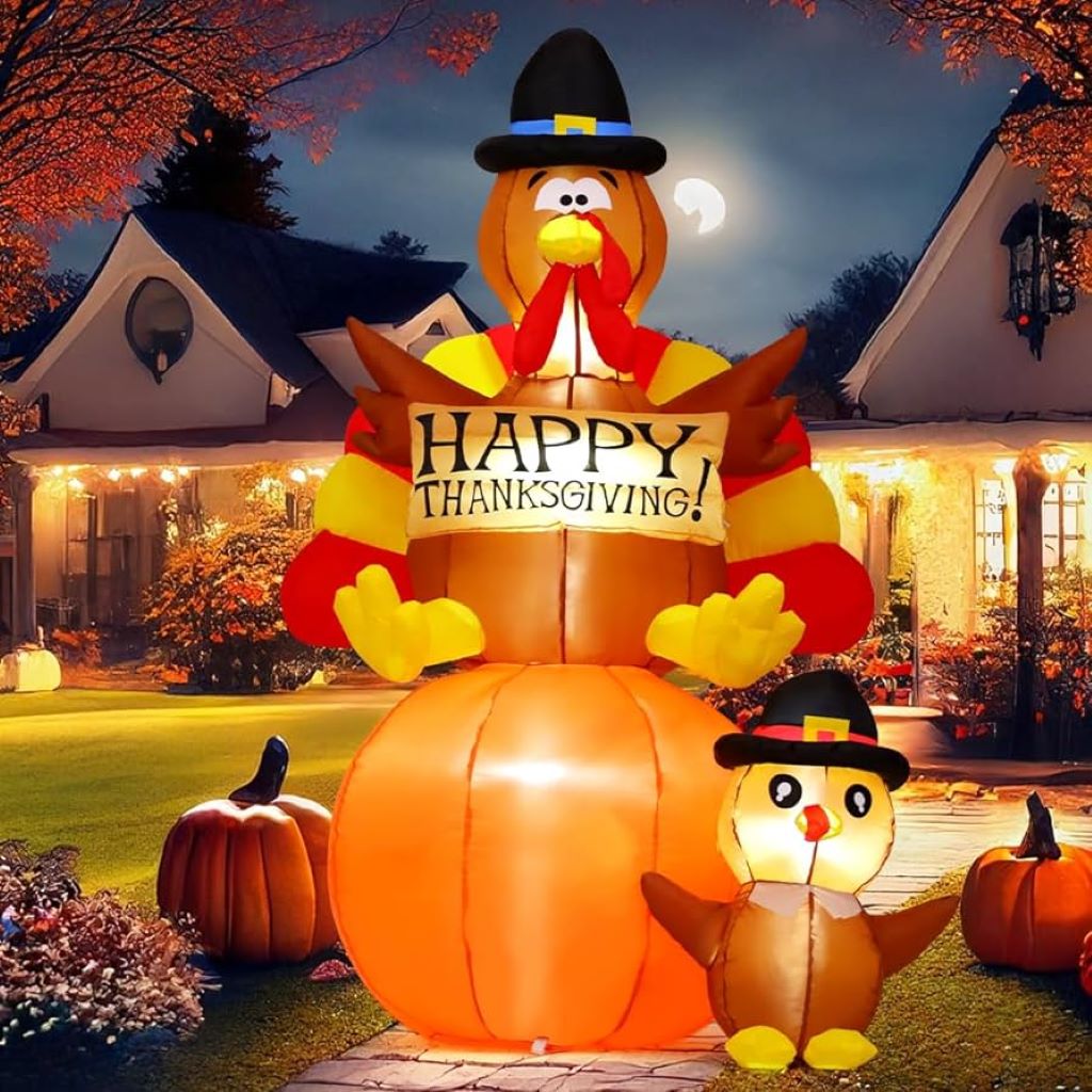 Gobble Up These Thanksgiving Turkey Yard Decorations