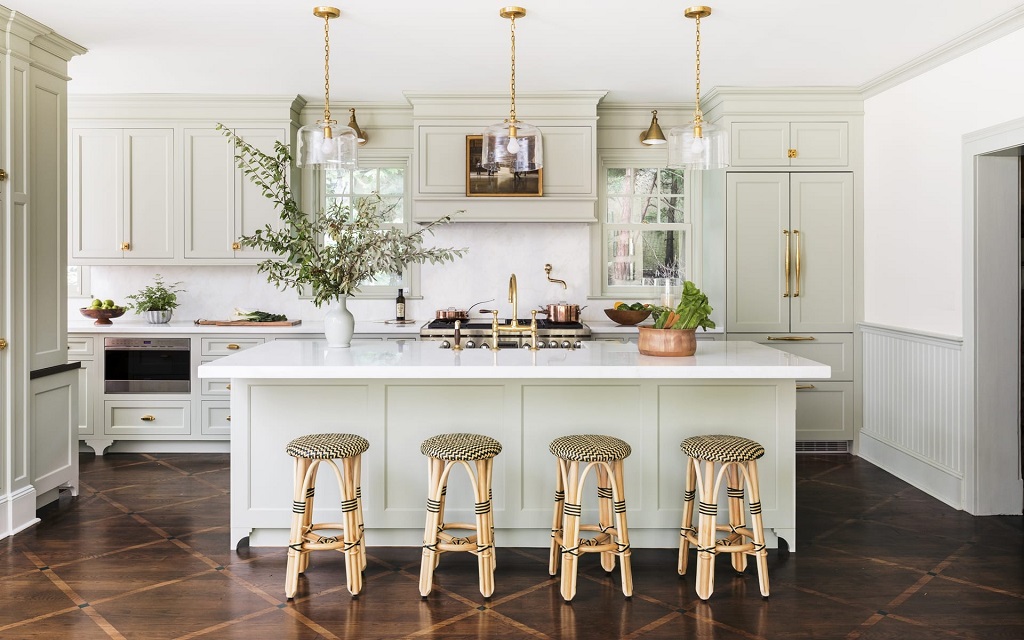 How do you decorate a cozy kitchen