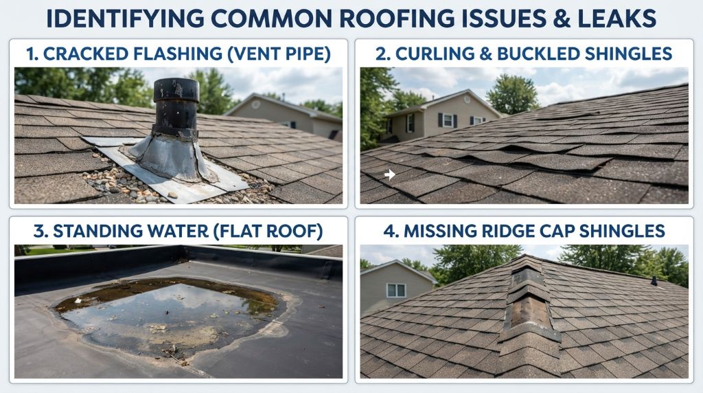 Common roof problems and their causes